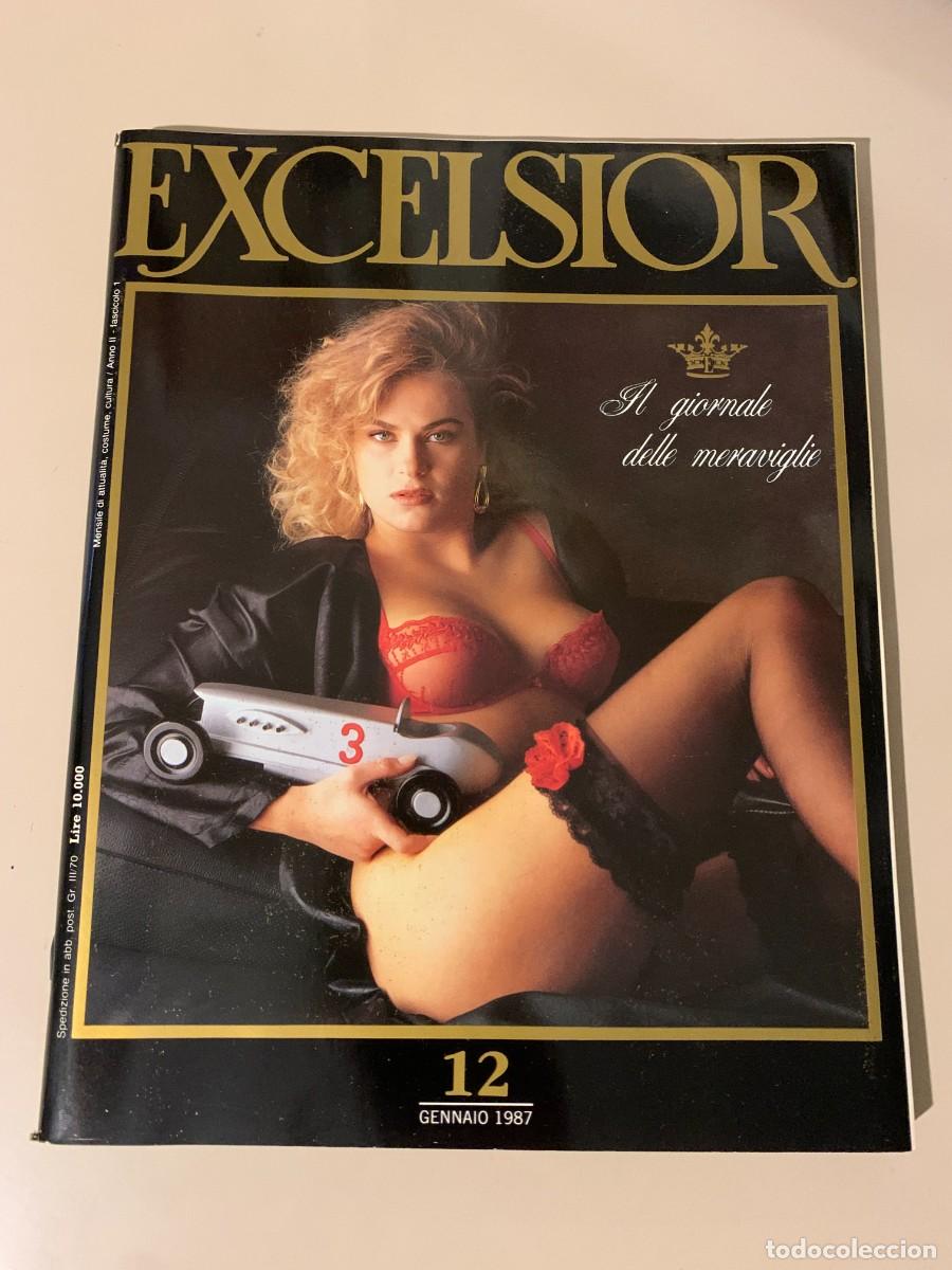 Sammeln von Zeitschriften und Zeitungen: EXCELSIOR 12 JANUARY 1987 ELENA ESTERINA DOUBLE POSTER POLIEDITOR