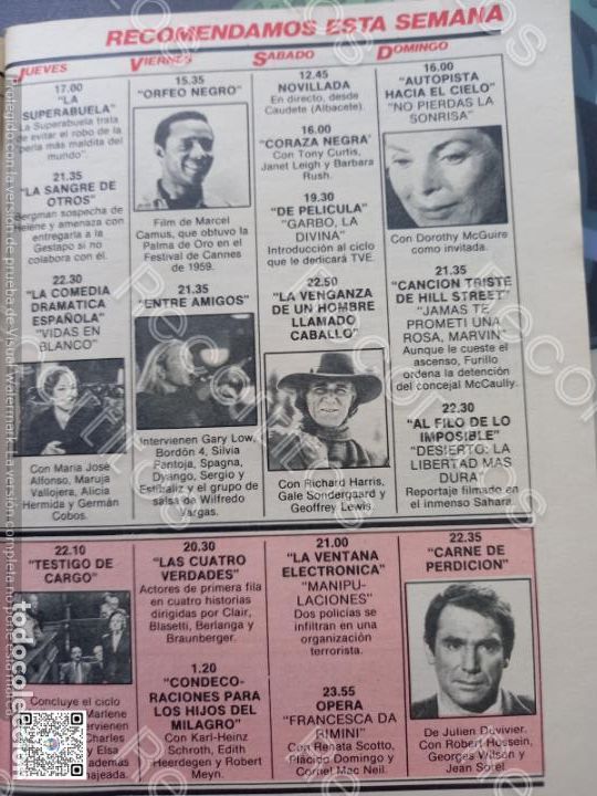 Coleccionismo de Revistas y Peri&oacute;dicos: GARY LOW MARIA JOSE ALFONSO MARLENE DIETRICH