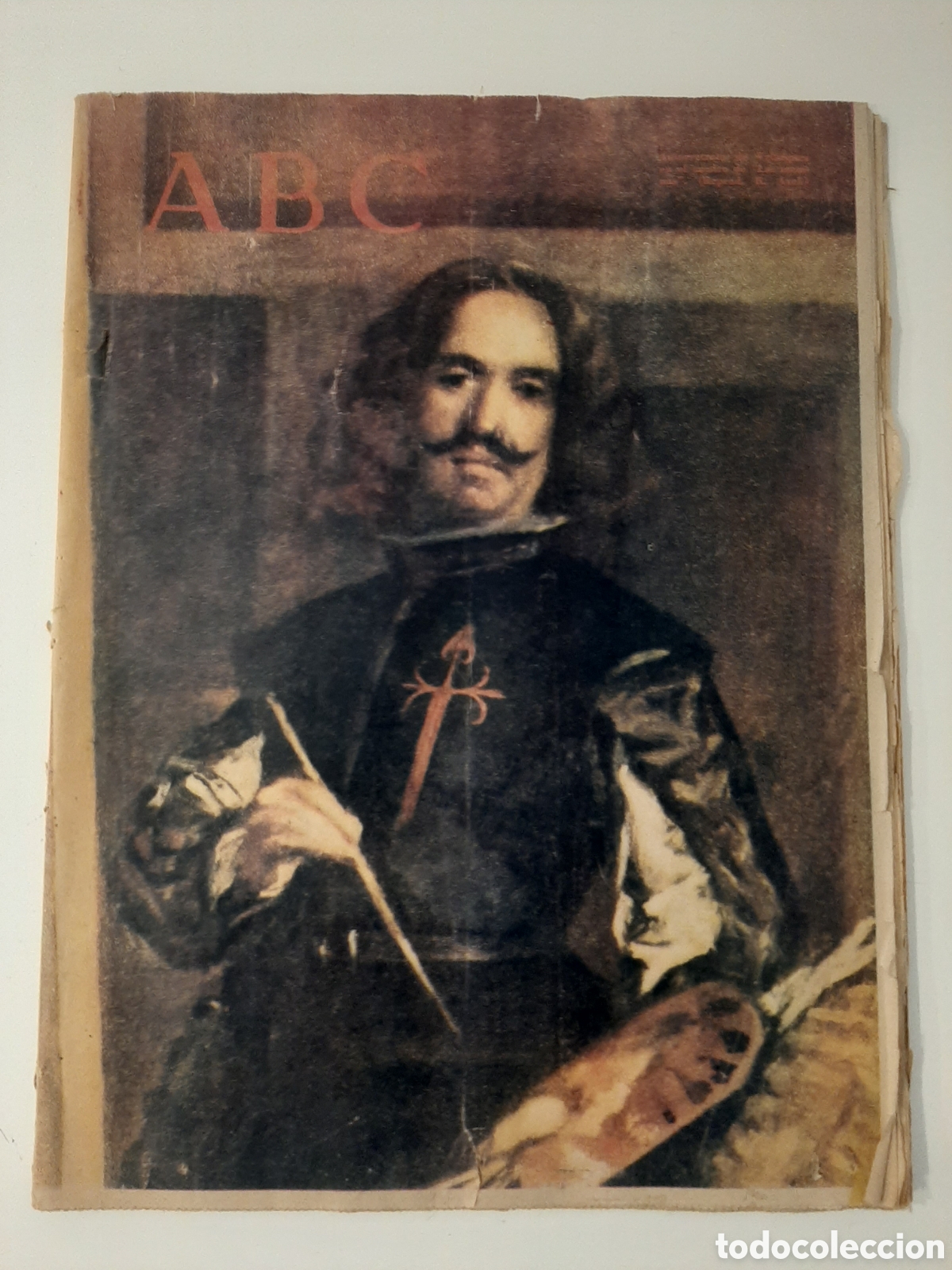 Coleccionismo de Revistas y Peri&oacute;dicos: PER&Oacute;DICO ABC DEDICADO A VEL&Aacute;ZQUEZ EN TERCER CENTENARIO DE SU MUERTE. EDICI&Oacute;N DE ANDALUC&Iacute;A. 7/8/1960