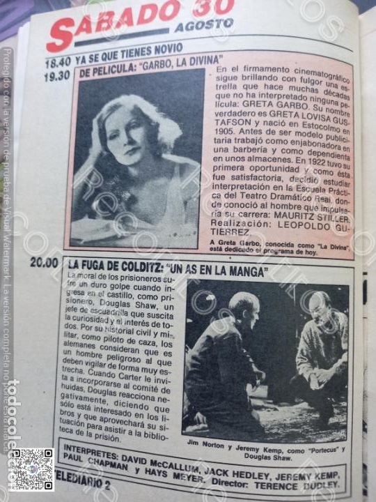 Coleccionismo de Revistas y Peri&oacute;dicos: GRETA GARBO