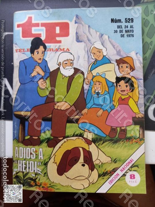 Coleccionismo de Revistas y Peri&oacute;dicos: HEIDI EN PORTADA Y REPORTAJE INTERIOR MARUJITA DIAZ UN DOS TRES