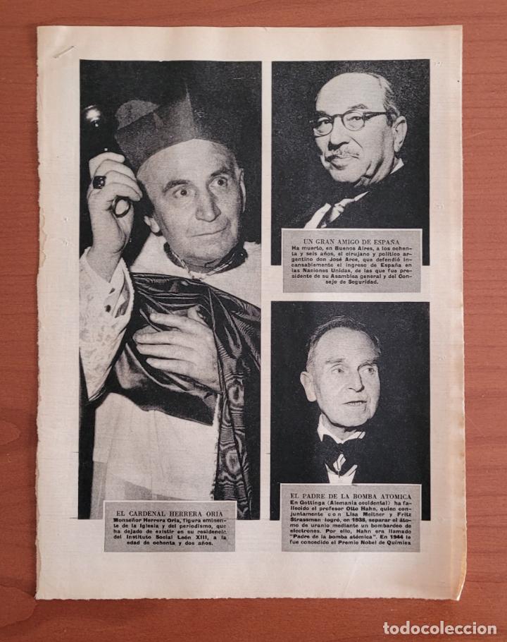 Coleccionismo de Revistas y Peri&oacute;dicos: Recortes ABC 30-7-68 Fallecimiento del Cardenal Herrara Oria
