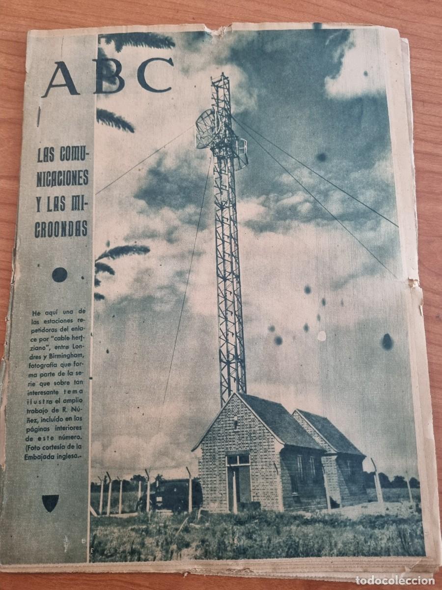 Coleccionismo de Revistas y Peri&oacute;dicos: ABC. 31 DICIEMBRE 1952. N&deg; 14609. LAS COMUNICACIONES Y LAS MICROONDAS. LEER.