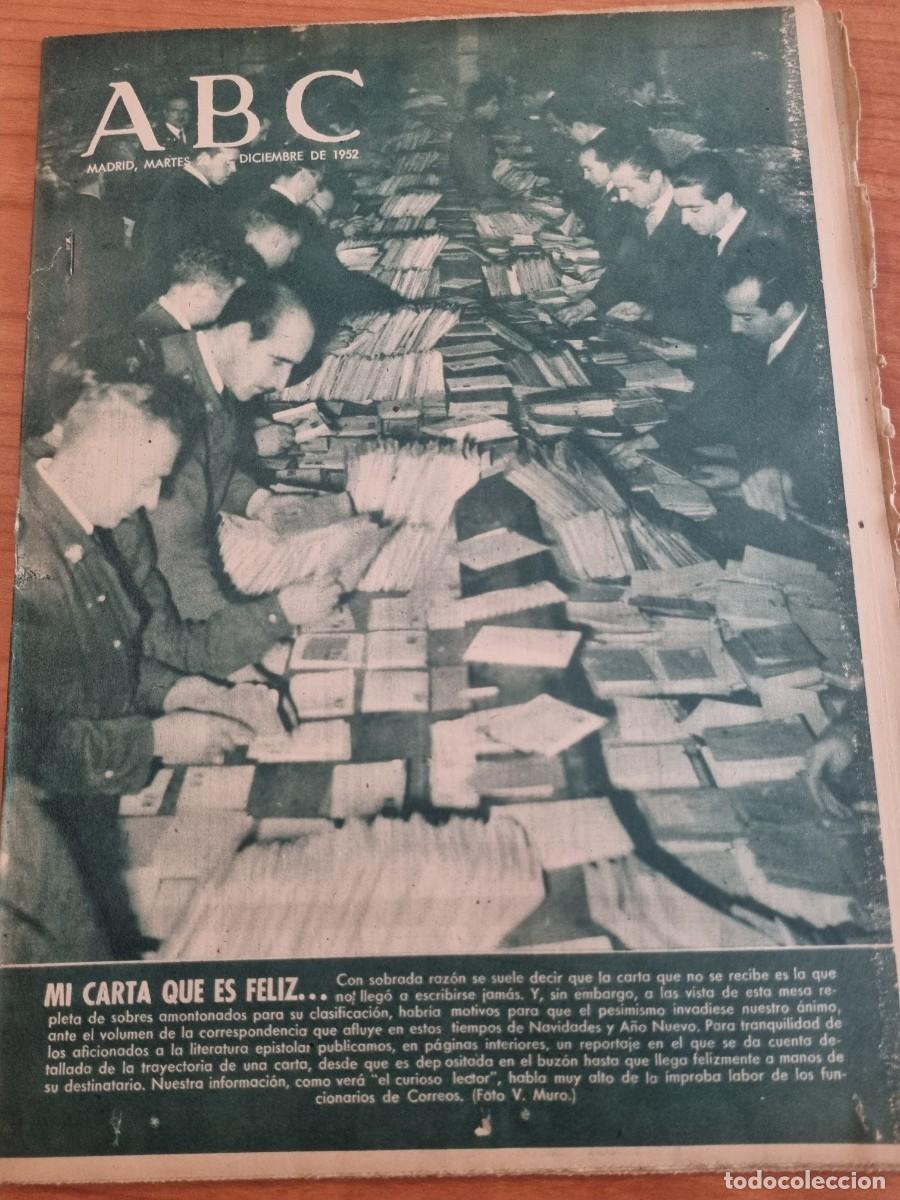 Coleccionismo de Revistas y Peri&oacute;dicos: ABC. MADRID,23 DICIEMBRE 1952. N&deg; 14603. COMPAS DE ESPERA. LEER.
