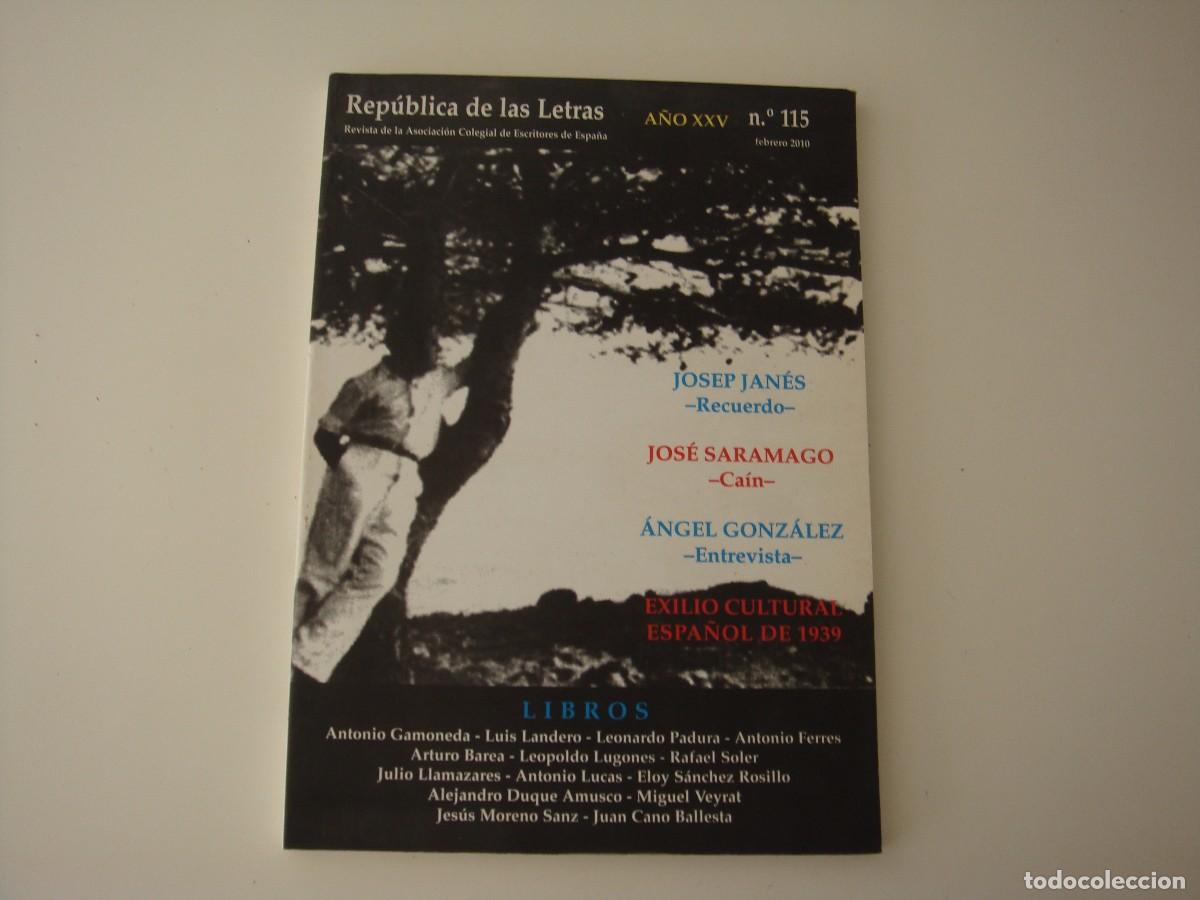 Sammeln von Zeitschriften und Zeitungen: REP&Uacute;BLICA DE LAS LETRAS N&ordm; 115