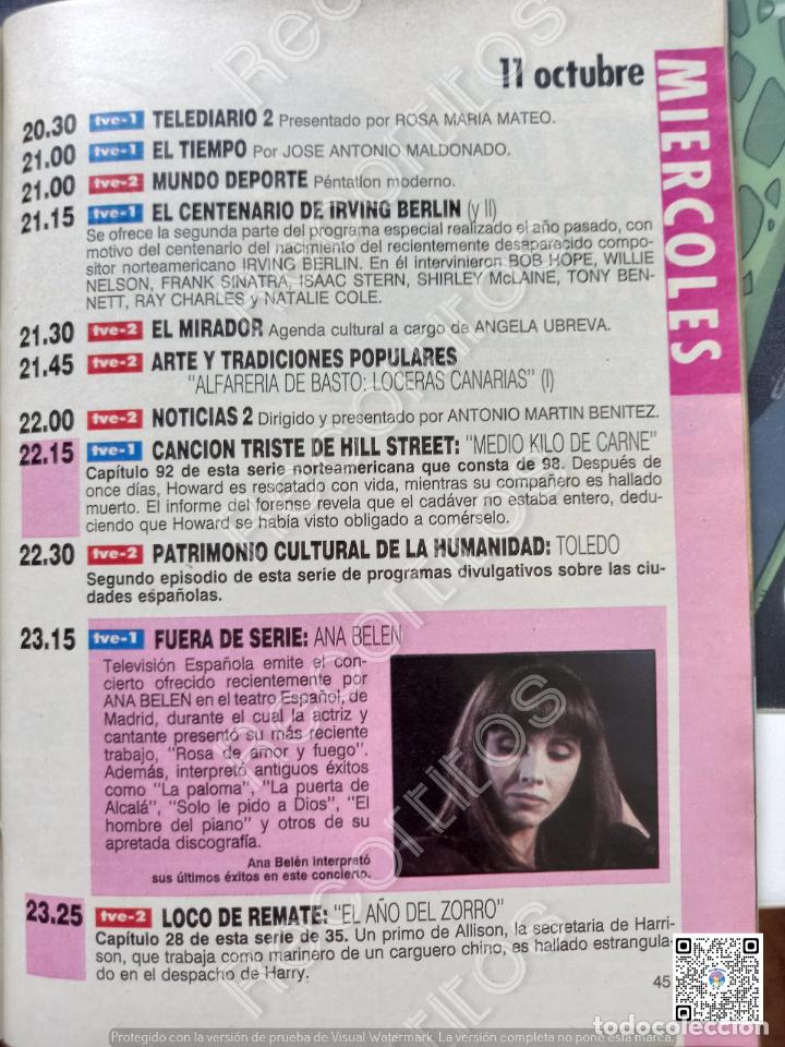 Coleccionismo de Revistas y Peri&oacute;dicos: ANA BELEN