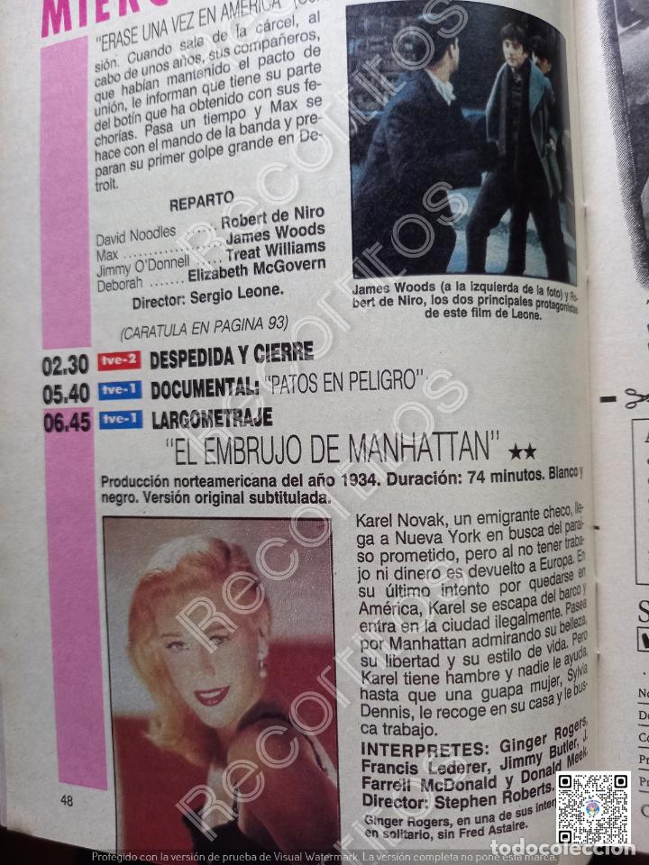 Coleccionismo de Revistas y Peri&oacute;dicos: ROBERT DE NIRO ERASE UNA VEZ AMERICA GINGER ROGERS