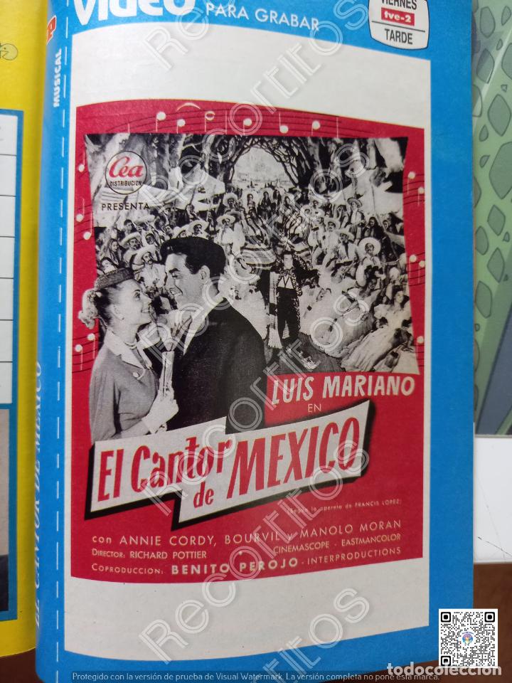 Coleccionismo de Revistas y Peri&oacute;dicos: LUIS MARIANO EL CANTOR DE MEXICO