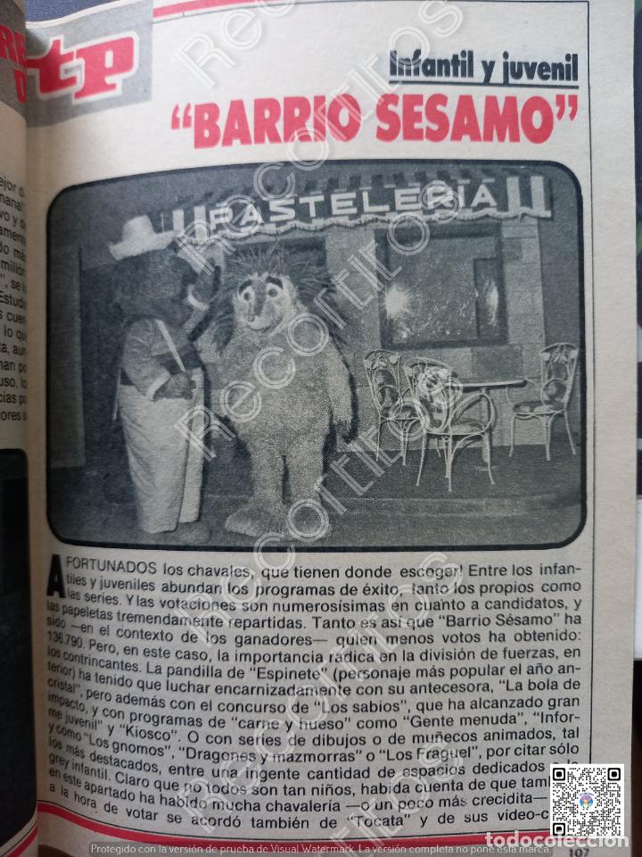 Coleccionismo de Revistas y Peri&oacute;dicos: BARRIO SESAMO ESPINETE