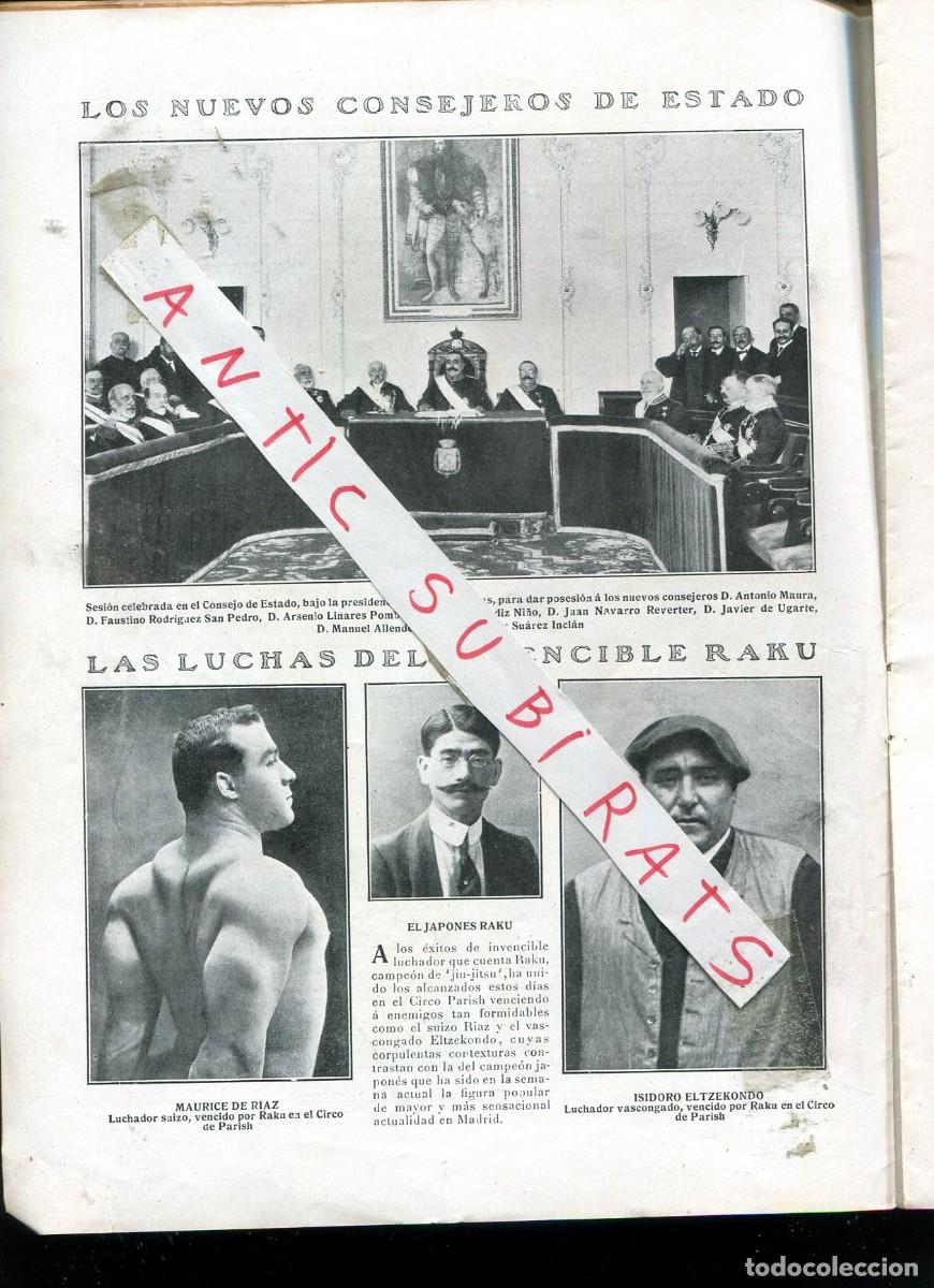 Collezionismo di Riviste e Giornali: REVISTA A&Ntilde;O 1910 JIU JITSU RAKU COLEGIO DE MONFORTE FESTIVAL DE COCHES EN PALMA MALLORCA