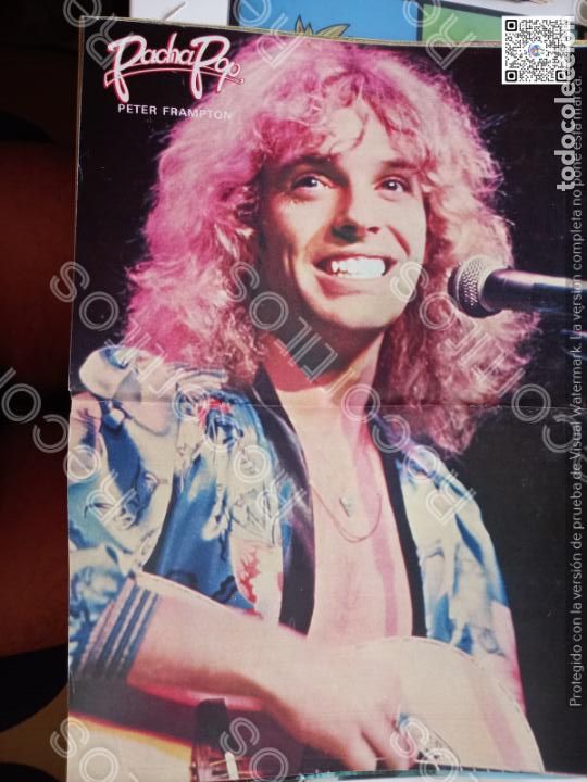 Collectionnisme de Revues et Journaux: POSTER PETER FRAMPTON