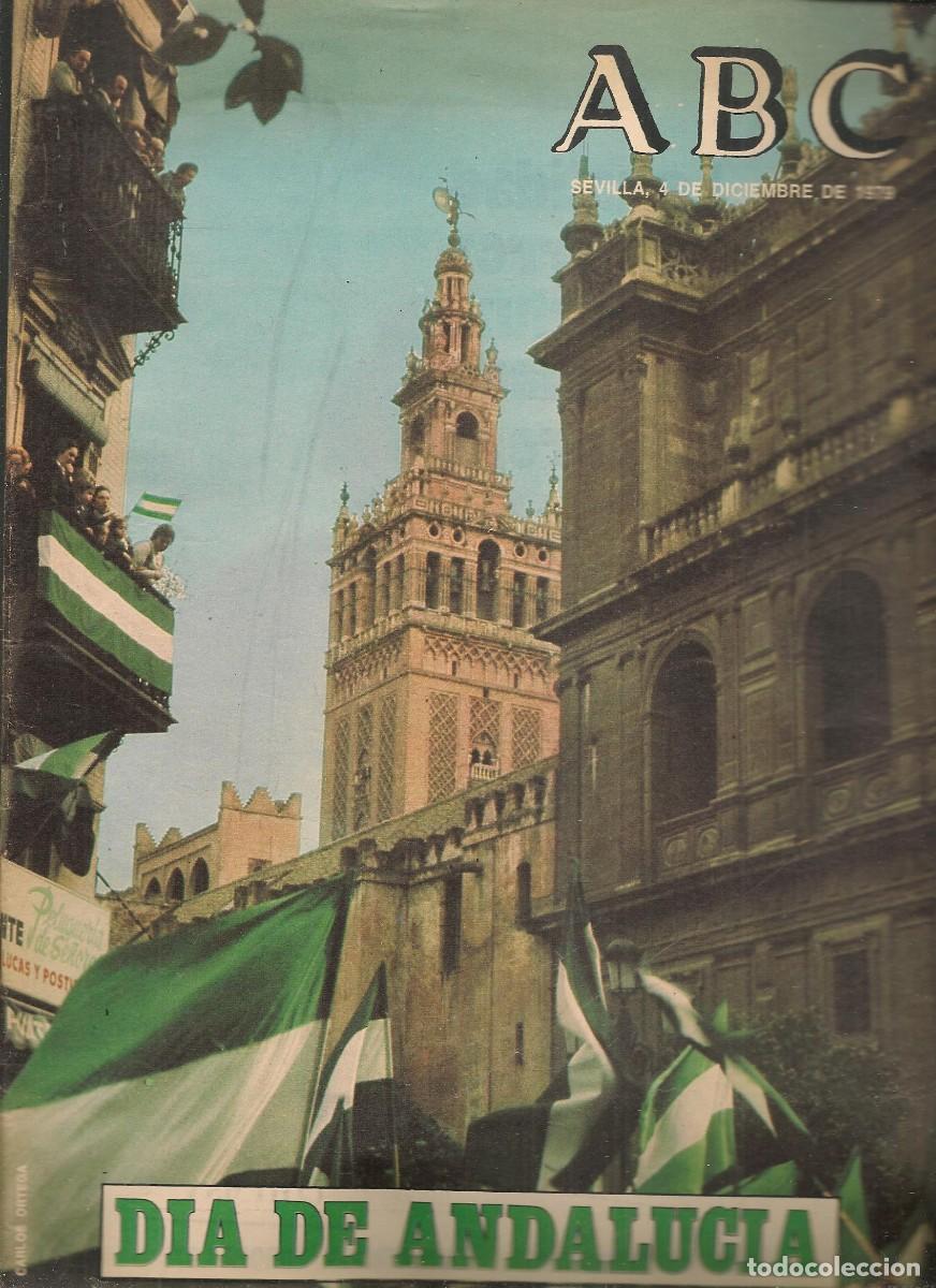 Coleccionismo de Revistas y Peri&oacute;dicos: ABC. D&Iacute;A DE ANDALUC&Iacute;A. RAFAEL ESCUREDO. SEVILLA, 4 DIEMBRE 1979. (P/D58)