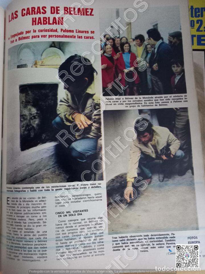 Coleccionismo de revistas y peri&oacute;dicos: palomo linares en las caras de belmez
