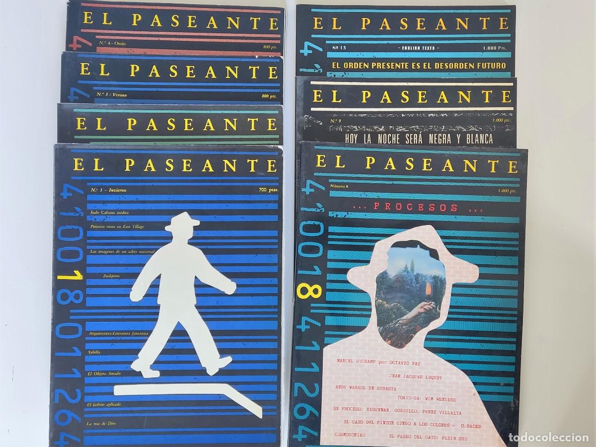 Collectionnisme de Revues et Journaux: 7 REVISTAS EL PASEANTE, EDITORIAL SIRUELA 1985-1988 - N&Uacute;MEROS 1,2,3,4,8,9,13 24X33CM
