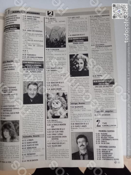 Coleccionismo de Revistas y Peri&oacute;dicos: BARRIO SESAMO ESPINETE alfredo landa nancy allen mariela alcala mofly el koala