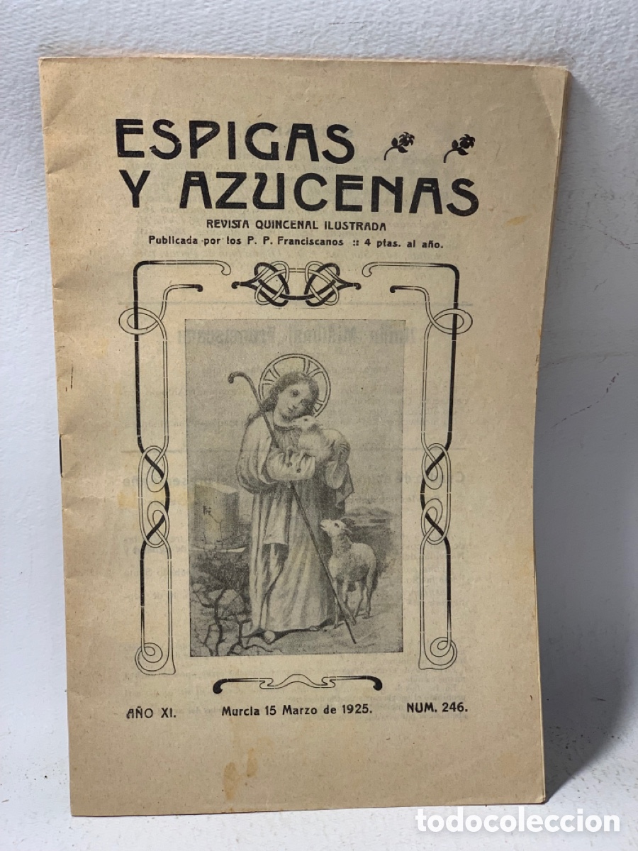 Coleccionismo de revistas y peri&oacute;dicos: ESPIGAS Y AZUCENAS &middot;&middot; REVISTA QUINCENAL ILUSTRADA N&ordm; 246&middot;&middot; A&Ntilde;O MARZO 1925