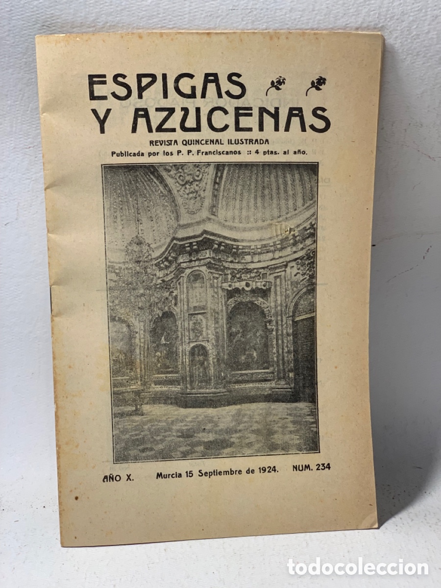 Coleccionismo de revistas y peri&oacute;dicos: ESPIGAS Y AZUCENAS &middot;&middot; REVISTA QUINCENAL ILUSTRADA N&ordm; 234&middot;&middot; A&Ntilde;O SEPTIEMBRE 1924