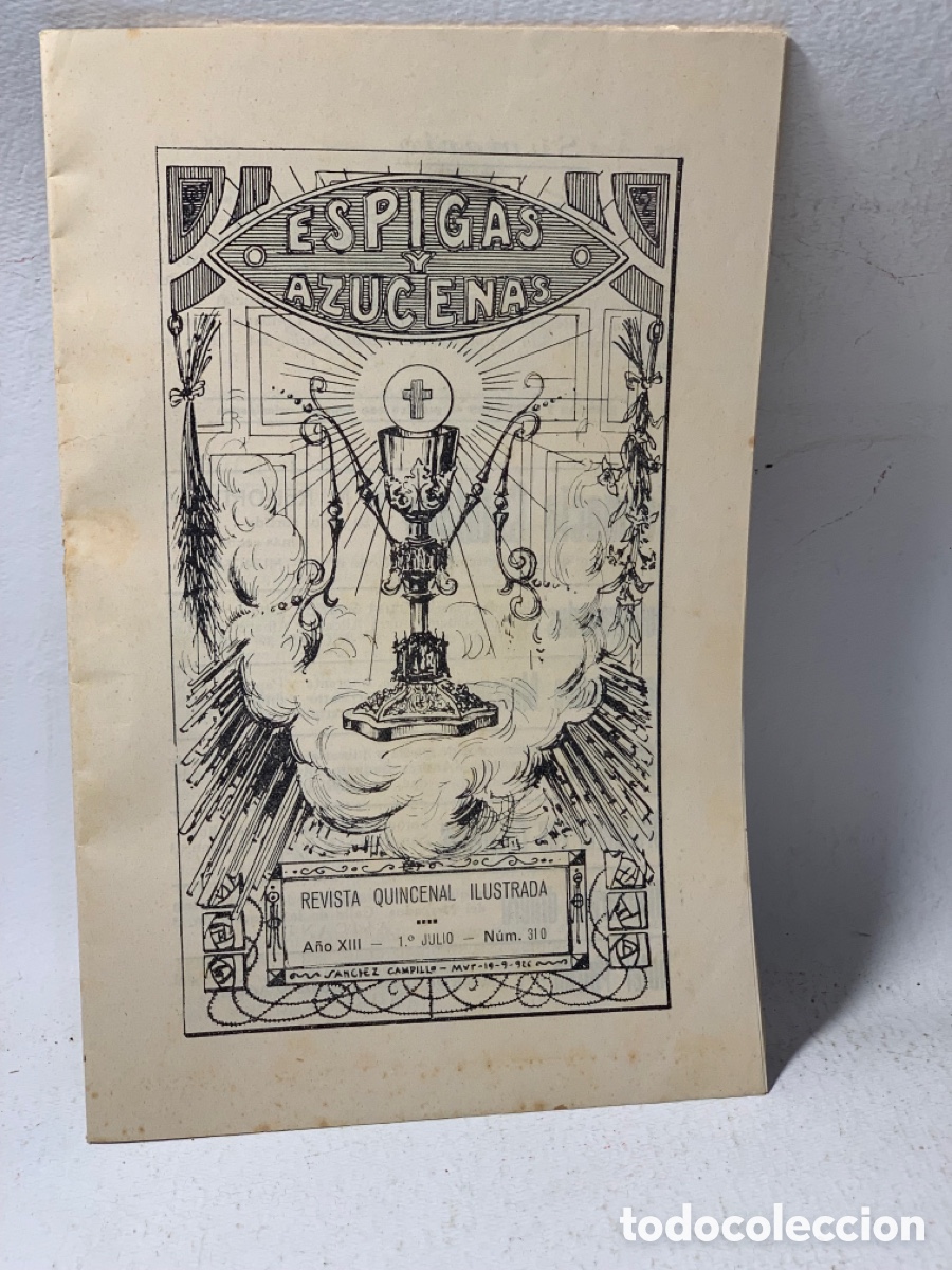 Coleccionismo de revistas y peri&oacute;dicos: ESPIGAS Y AZUCENAS &middot;&middot; REVISTA QUINCENAL ILUSTRADA N&ordm; 310 &middot;&middot; JULIO
