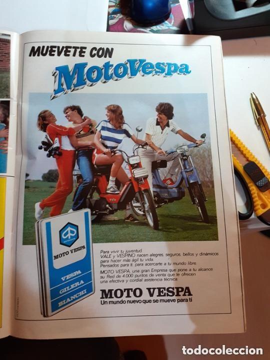 Coleccionismo de Revistas y Peri&oacute;dicos: FAMOSOS EN LA PUBLICIDAD EMMA SUAREZ ANUNCIO VESPA VESPINO MOTO