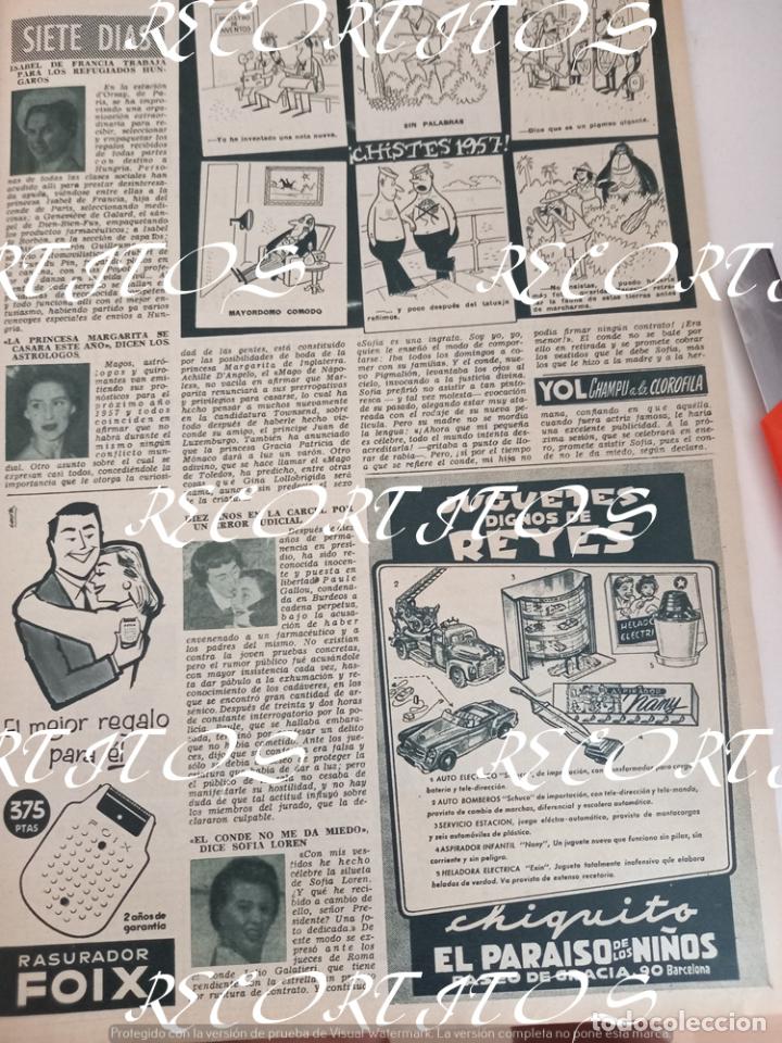Coleccionismo de Revistas y Peri&oacute;dicos: 1956 juguetes chiquito dignos de reyes sofia loren isabel de francia
