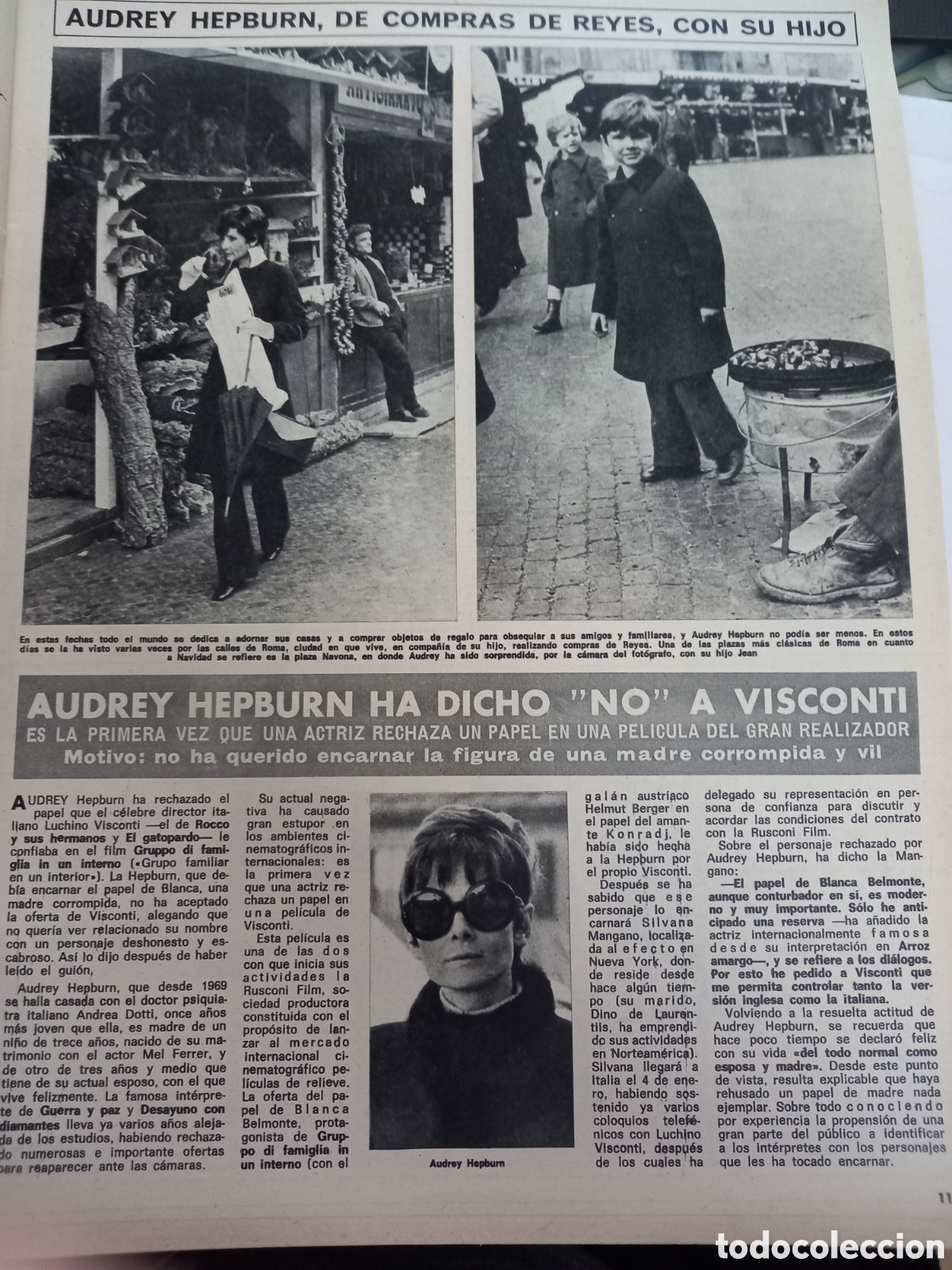 Coleccionismo de Revistas y Peri&oacute;dicos: AUDREY HEPBURN