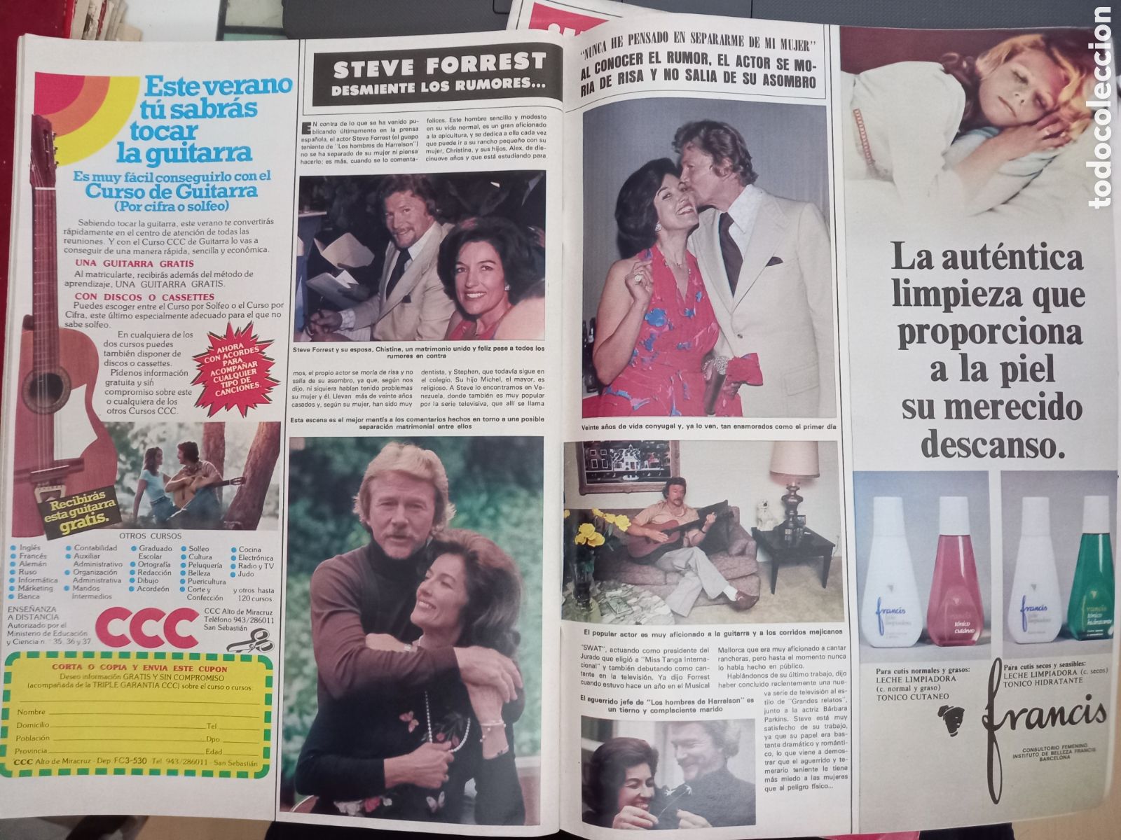 Coleccionismo de Revistas y Peri&oacute;dicos: STEVE FORREST LOS HOMBRES DE HARRELSON