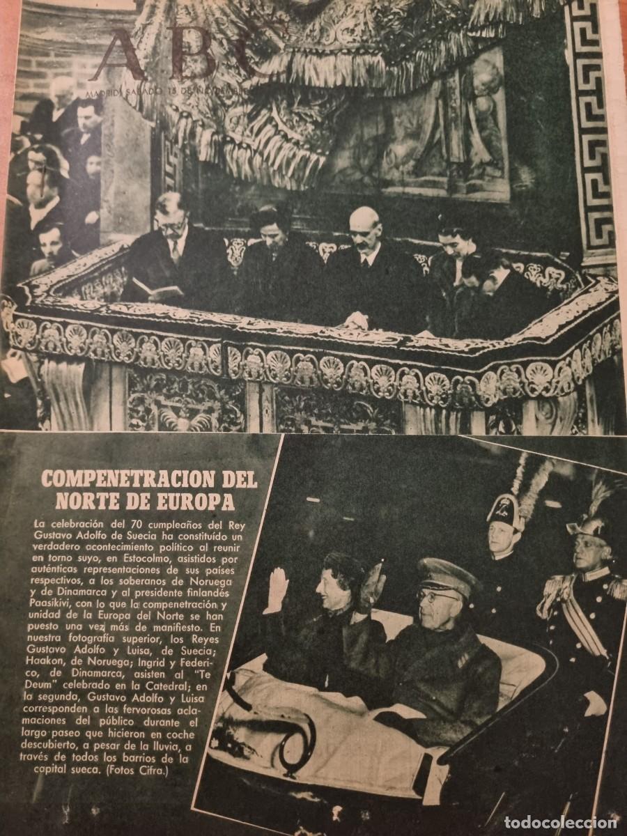 Coleccionismo de Revistas y Peri&oacute;dicos: ABC. MADRID, 15 NOVIEMBRE 1952. N&deg; 14571. COMPENETRACION DEL NORTE DE EUROPA. LEER.