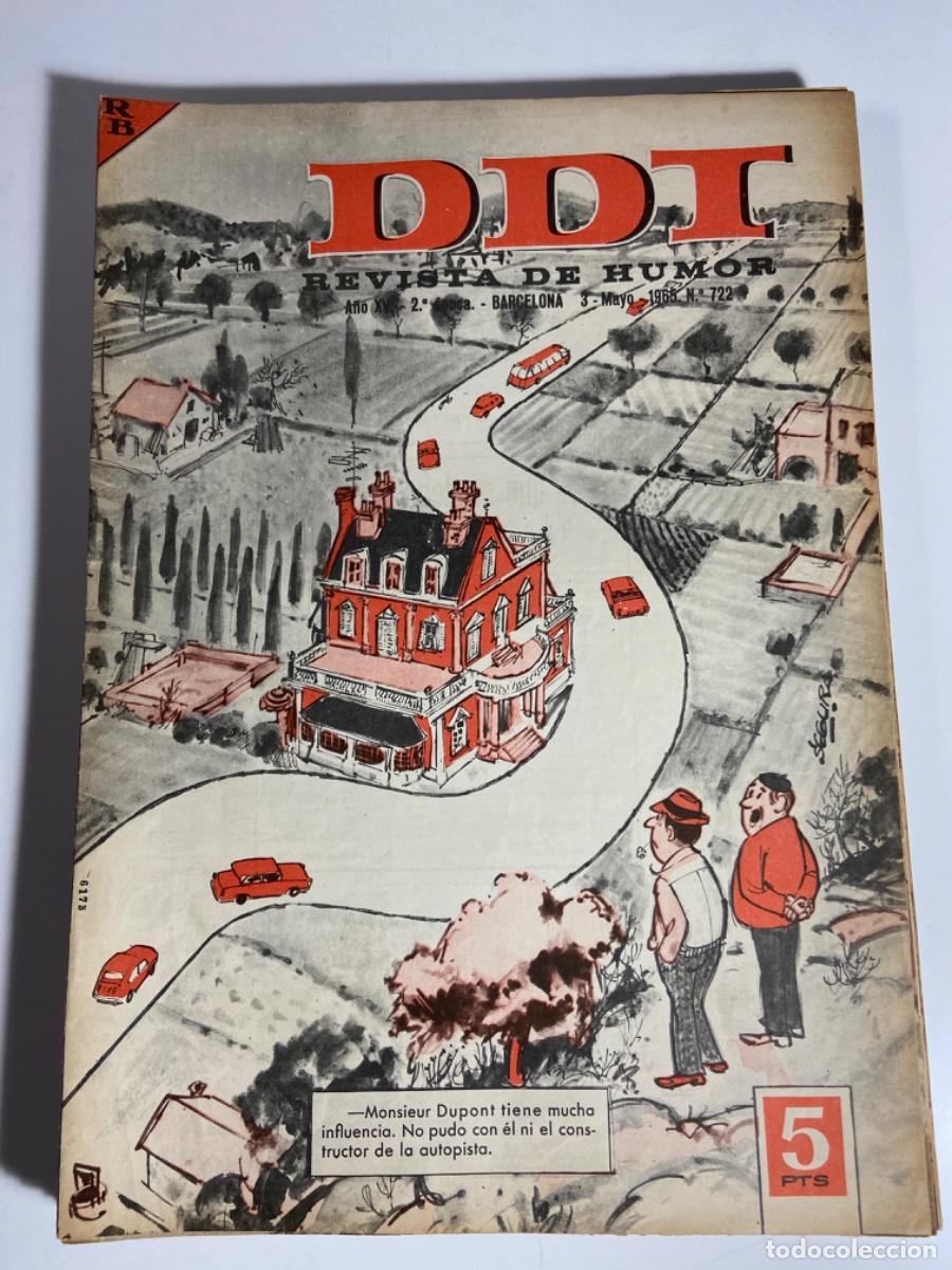 Coleccionismo de Revistas y Peri&oacute;dicos: 117-Revista DDT mayo 1.965. n&ordm; 722. Portada Segura. Contraportada Cola &ndash; Cao