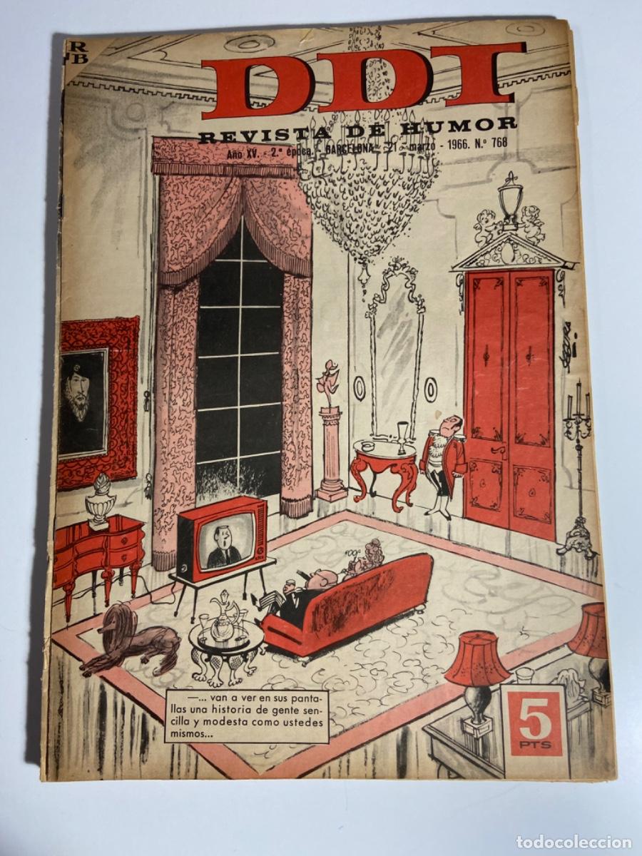 Coleccionismo de Revistas y Peri&oacute;dicos: 117-Revista DDT marzo 1.966. n&ordm; 768. Contraportada Cola - Cao