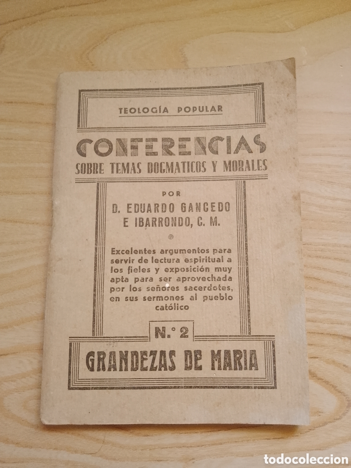 Colecionismo de Revistas e Jornais: MISERICORDIAS DE MARIA - CONFERENCIAS SOBRE TEMAS DOGMATICOS Y MORALES, NUMERO 2.)