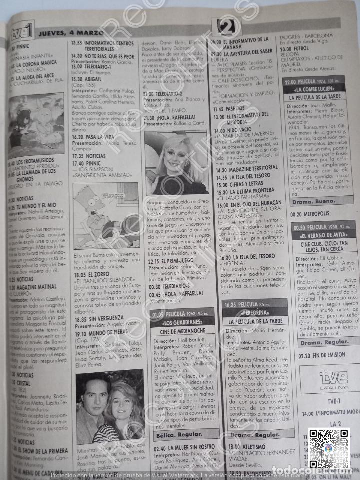 Coleccionismo de Revistas y Peri&oacute;dicos: RAFFAELLA CARRA los simpsons la aldea del arce