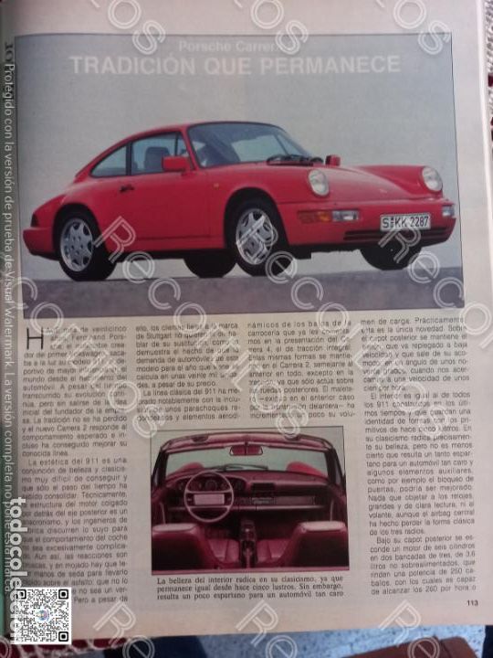 Coleccionismo de Revistas y Peri&oacute;dicos: porsche carrera 2