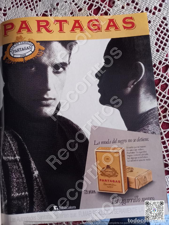 Coleccionismo de Revistas y Peri&oacute;dicos: anuncio partagas puros