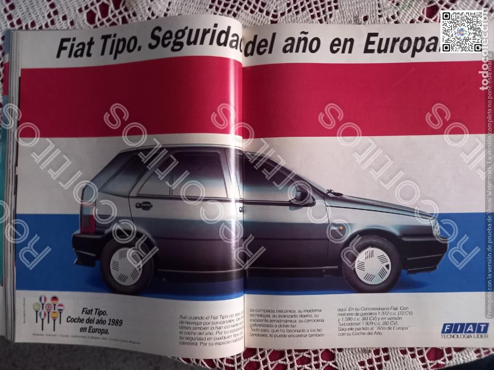 Coleccionismo de Revistas y Peri&oacute;dicos: anuncio fiat tipo