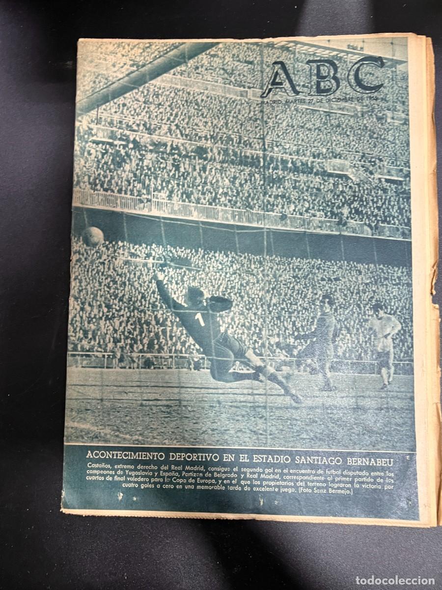Coleccionismo de Revistas y Peri&oacute;dicos: ABC. DICIEMBRE 1955. N&ordm; 15538. ACONTECIMIENTO DEPORTIVO EN EL ESTADIO SANTIAGO BERNABEU. LEER