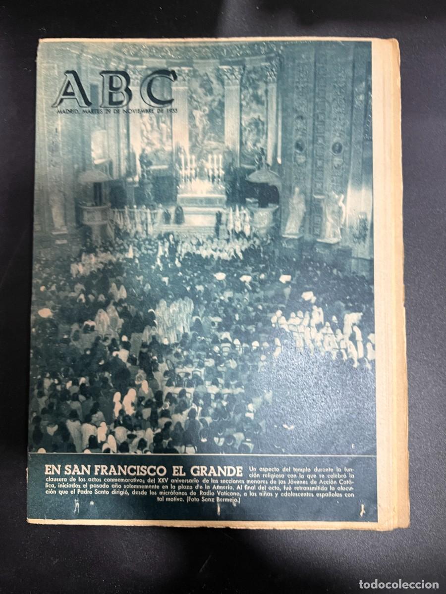 Coleccionismo de Revistas y Peri&oacute;dicos: ABC. NOVIEMBRE 1955. N&ordm; 15515. EN SAN FRANCISCO EL GRANDE. LEER