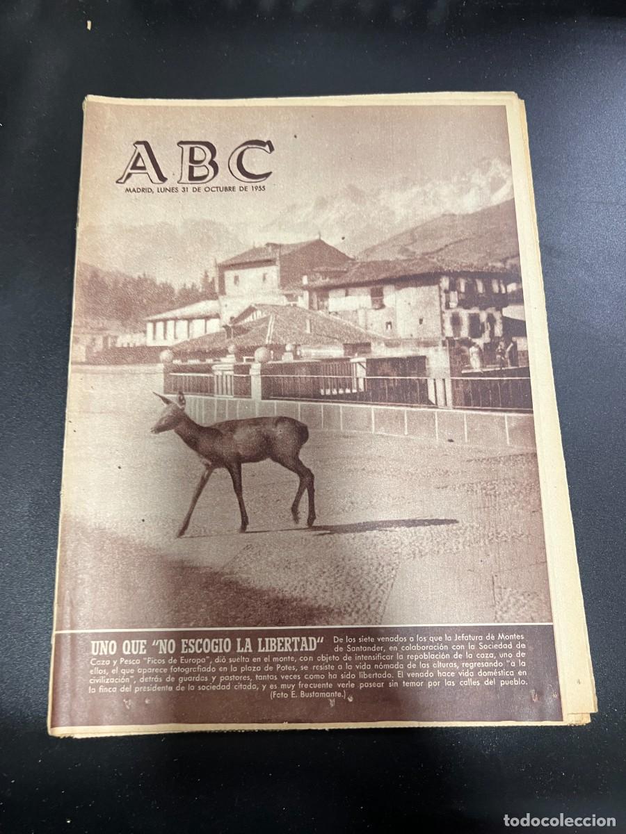 Coleccionismo de Revistas y Peri&oacute;dicos: ABC. OCTUBRE 1955. N&ordm; 15490. UNO QUE NO ESCOGIO LA LIBERTAD. LEER