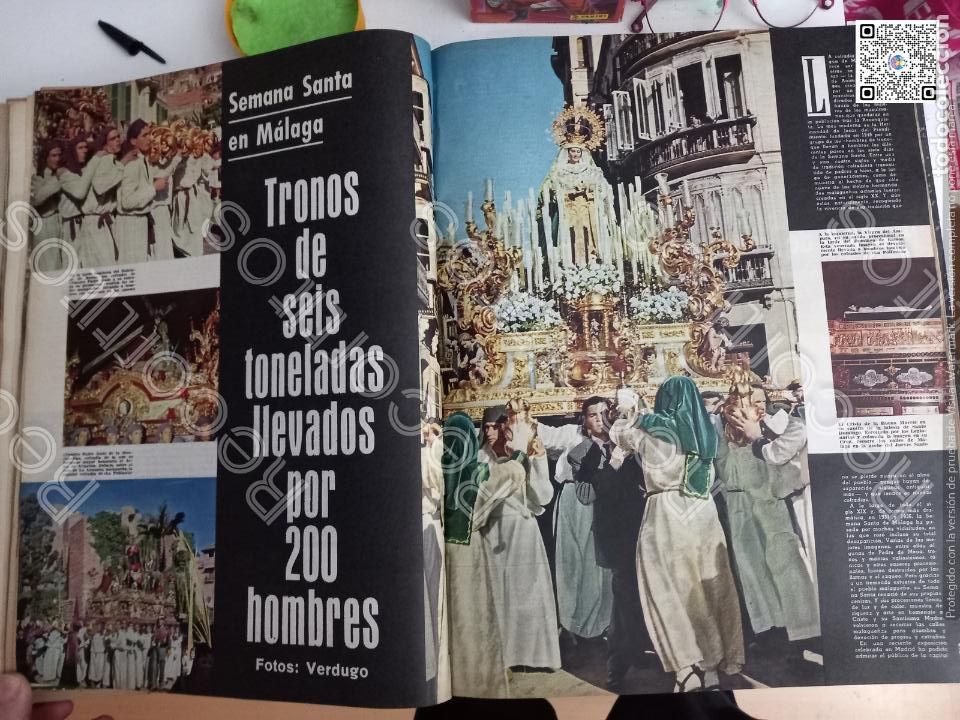 Coleccionismo de revistas y peri&oacute;dicos: 1960 semana santa en malaga