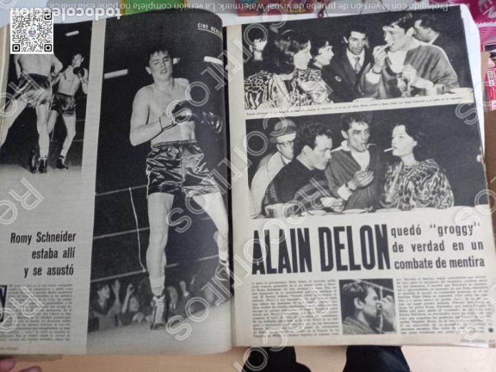 Coleccionismo de Revistas y Peri&oacute;dicos: 1960 alain delon romy schneider