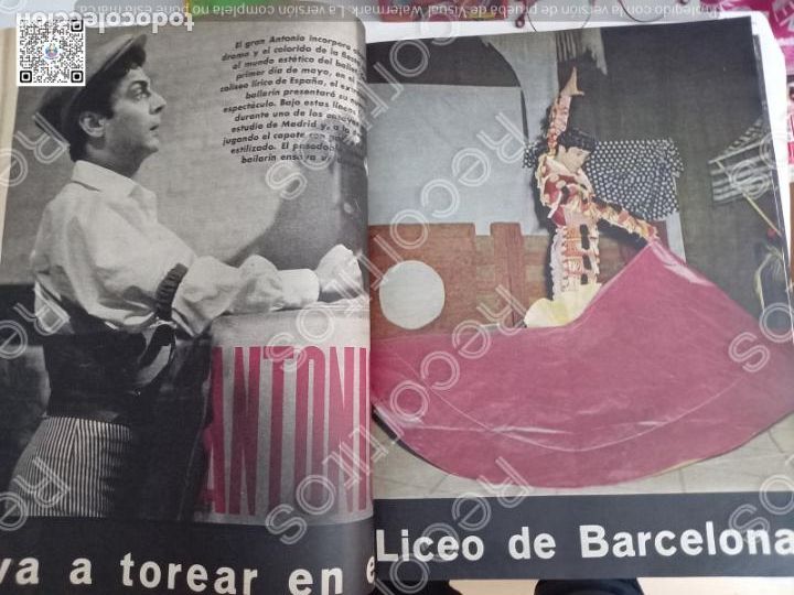 Collectionnisme de Revues et Journaux: 1960 antonio el bailarin ballet nacional toros torero dali