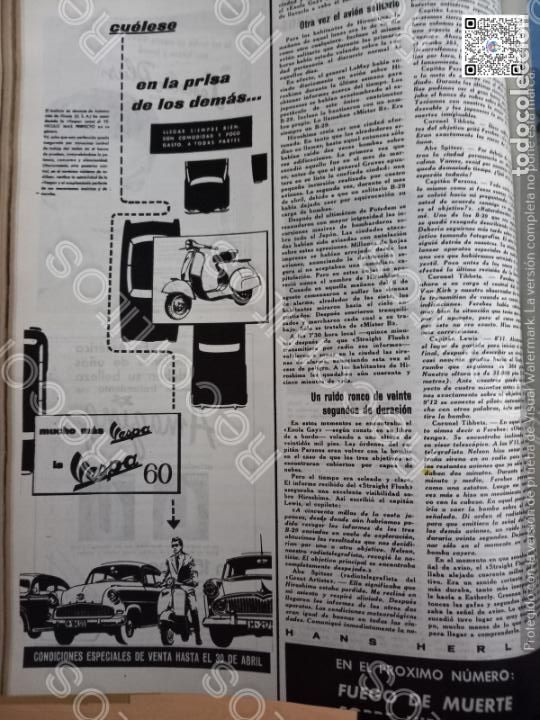 Coleccionismo de Revistas y Peri&oacute;dicos: 1960 anuncio publicidad vespa vespino 600