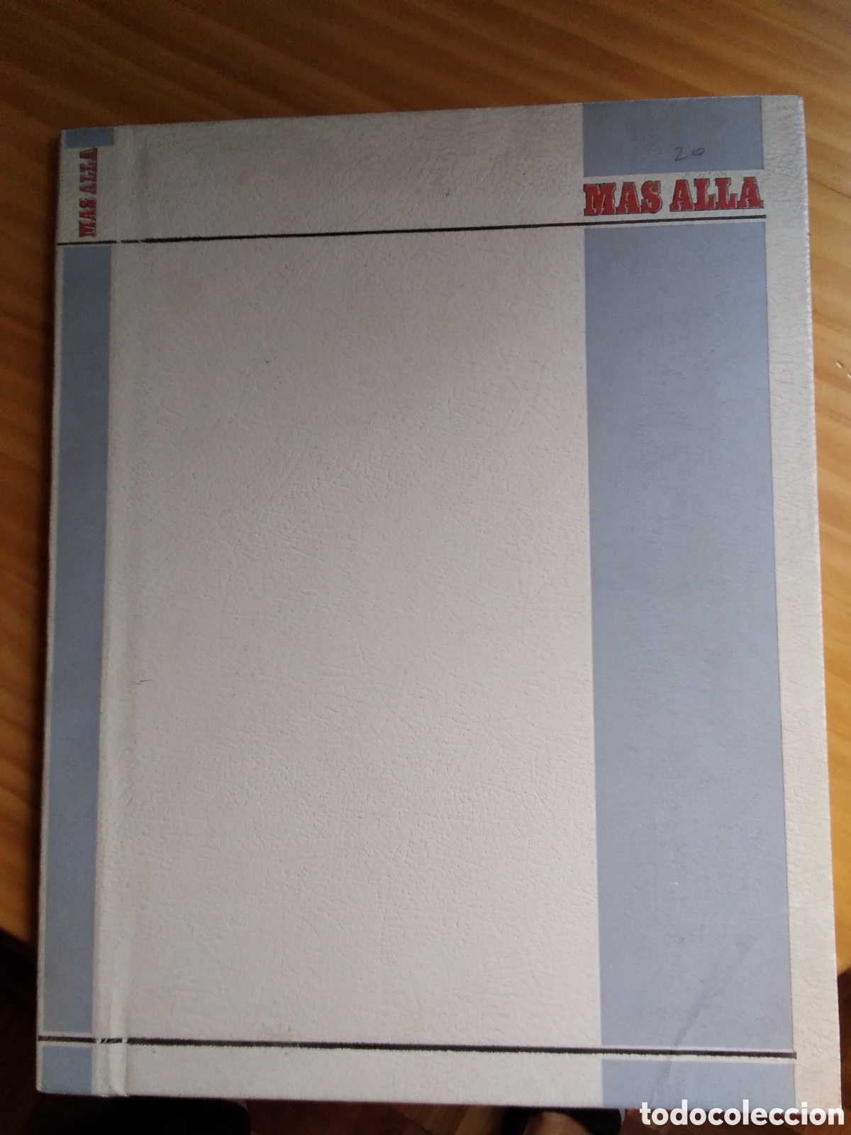 Coleccionismo de revistas y peri&oacute;dicos: Tapa para encuadernar la revista m&aacute;s all&aacute;