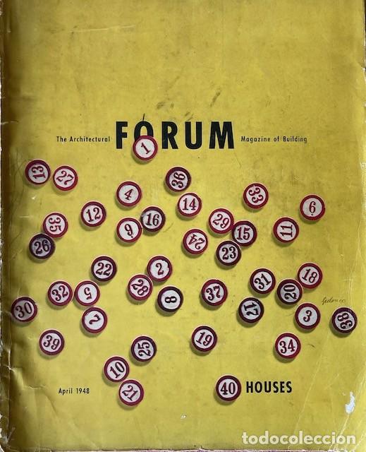 Coleccionismo de revistas y peri&oacute;dicos: The Architectural Forum. 40 Houses. April 1948