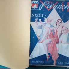 Coleccionismo de Revistas y Periódicos: ANTIGUO TOMO REVISTA LA PARISIENNE. DICIEMBRE 1931 - FEBRERO 1932. 11 REVISTAS.