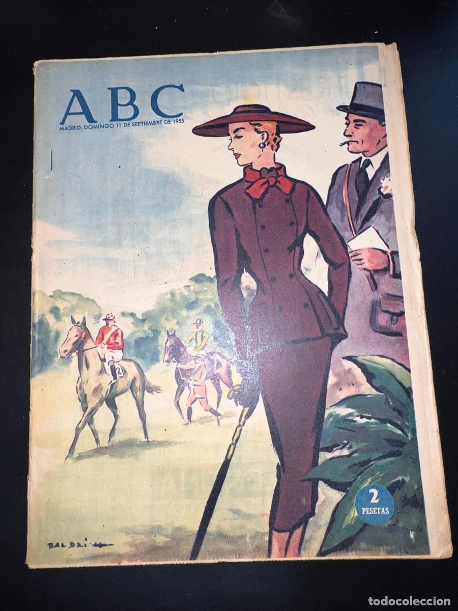 Coleccionismo de Revistas y Peri&oacute;dicos: ABC. SEPTIEMBRE 1955. N&ordm; 15448. ADENAUER SE OPONE A INTERCAMBIO DE EMBAJADORES DE MOSCU. LEER