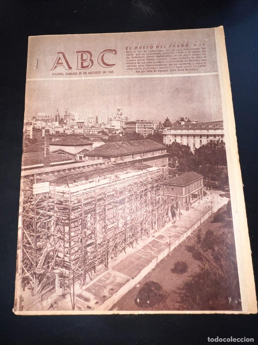 Coleccionismo de Revistas y Peri&oacute;dicos: ABC. AGOSTO 1955. N&ordm; 15435. EL MUSEO DEL PRADO HOY. LEER