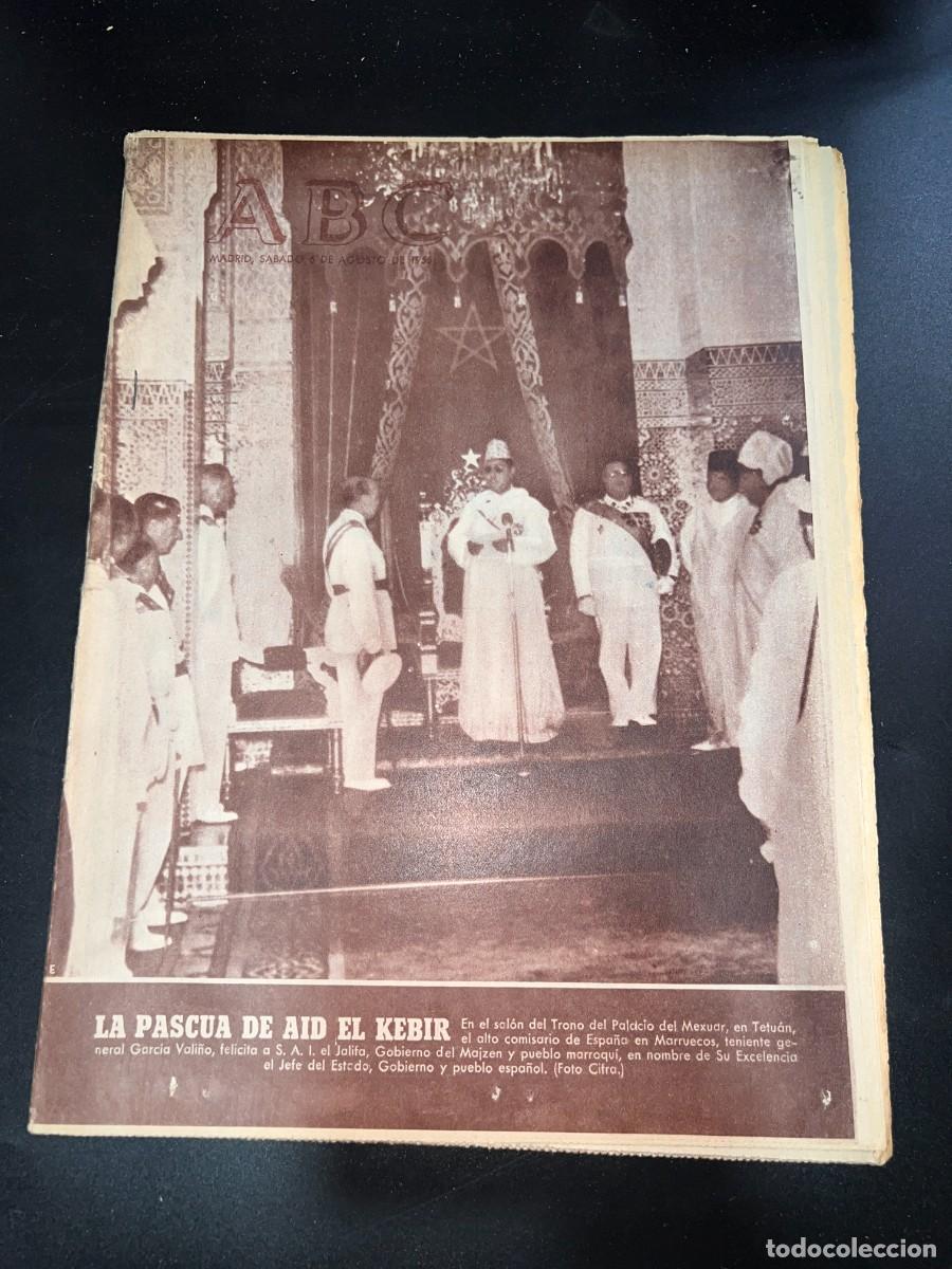 Coleccionismo de Revistas y Peri&oacute;dicos: ABC. AGOSTO 1955. N&ordm; 15417. LA PASCUA DE AID EL KEBIR. LEER
