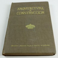 Coleccionismo de Revistas y Periódicos: ARQUITECTURA Y CONSTRUCCIÓN. AÑO 1918. BARCELONA, THOMAS ED. 20X27CM.. Lote 376023034