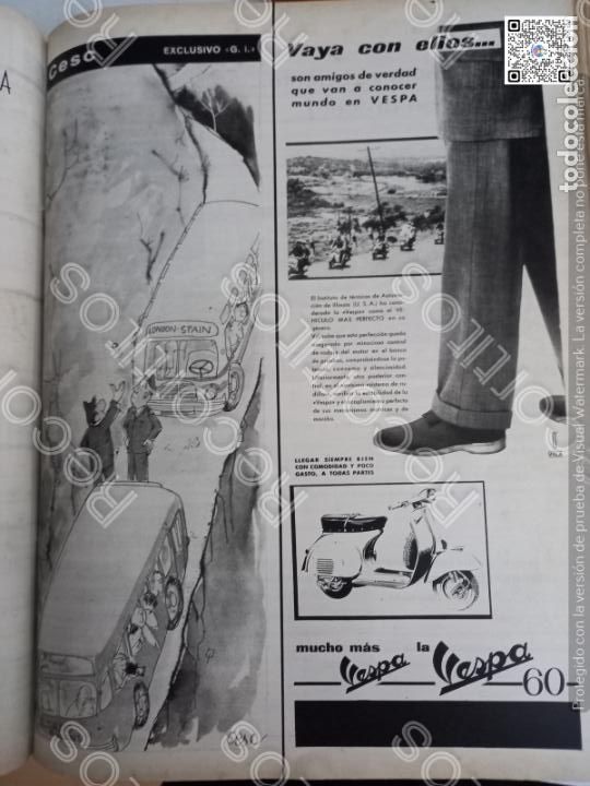 Coleccionismo de Revistas y Peri&oacute;dicos: 1960 anuncio publicidad vespa vespino 600