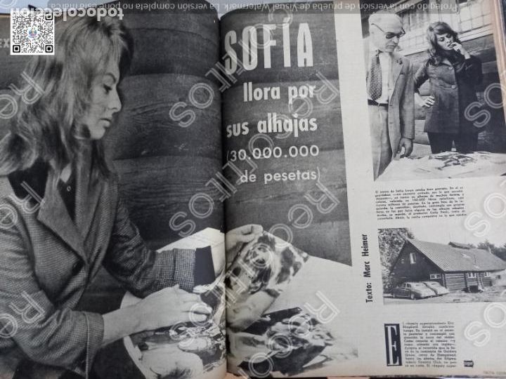 Coleccionismo de Revistas y Peri&oacute;dicos: 1960 el robo de las joyas de sofia loren
